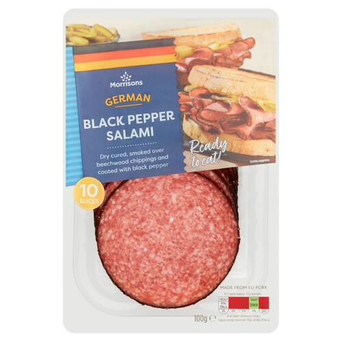 Morrisons Black Peppered Salami