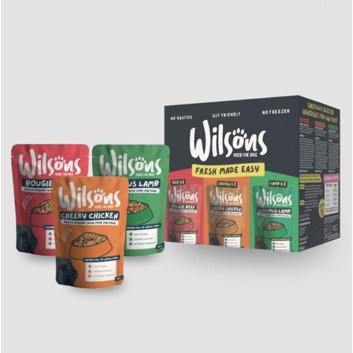 Wilsons Fresh Ambient Dog Food Mixed 6 x 380g