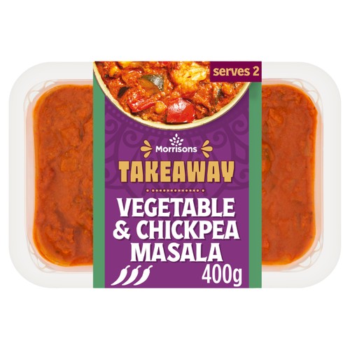 Morrisons Takeaway Vegetable Masala   400g