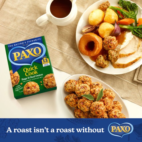 Paxo Quick Cook Sage & Red Onion Stuffing Mix 150g