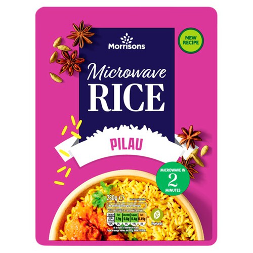 Morrisons Pilau Micro Rice 