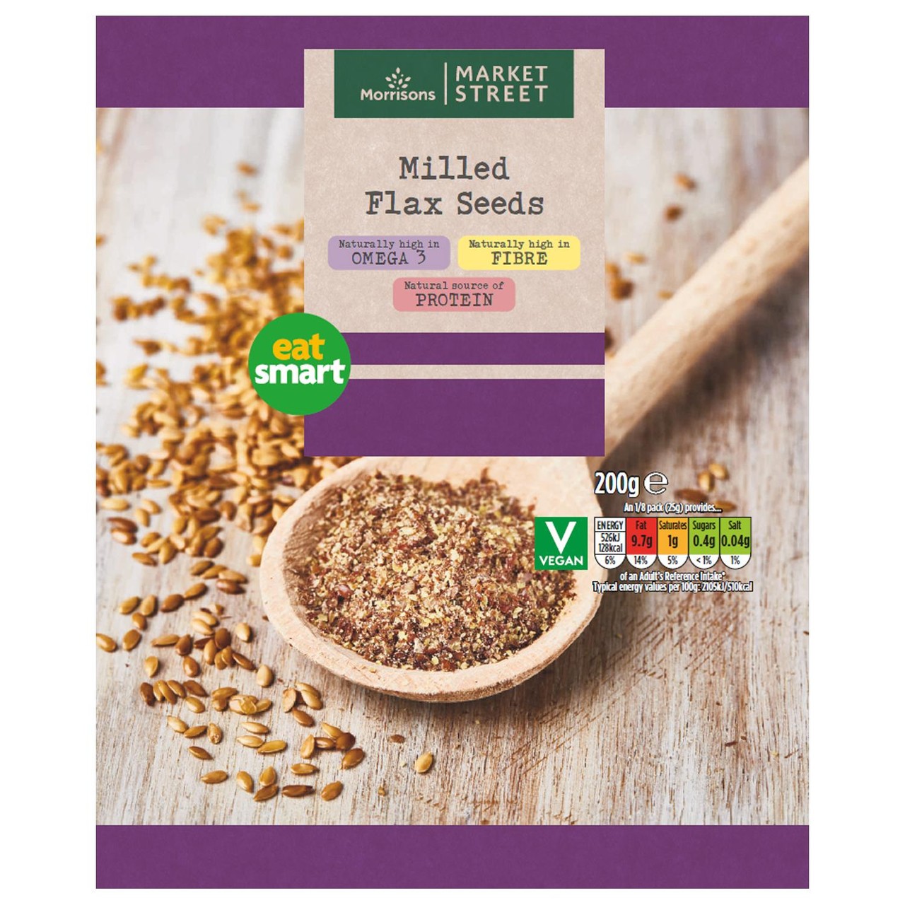 Morrisons Milled Flaxseeds 200G