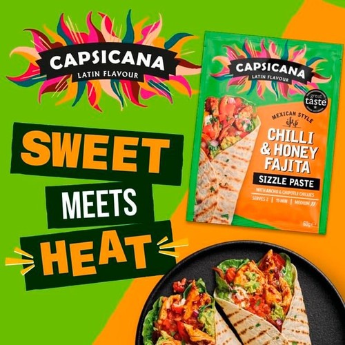 Capsicana Mexican Chilli & Honey Fajita Mild Spice Meal Kit 335g