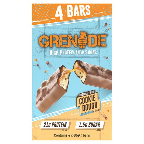 Grenade Protein Bars Chocolate Chip Cookie Dough