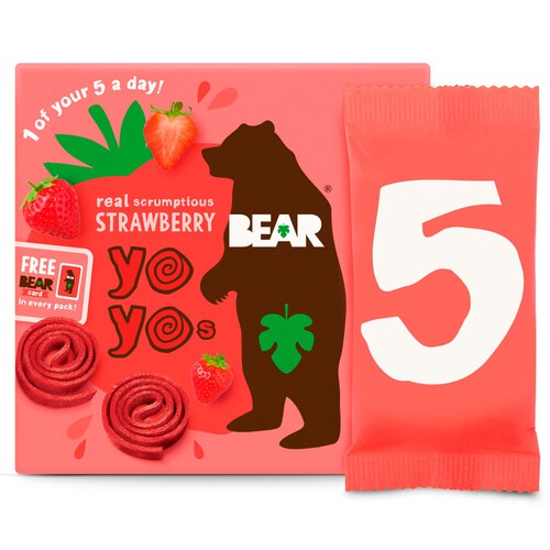 BEAR Yoyos Strawberry Multipack