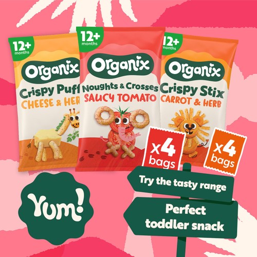  Organix Cheese & Herb Puffs 10+ Months