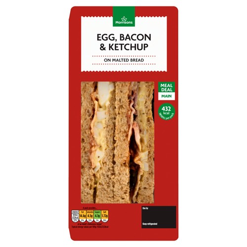 Morrisons Egg Mayo & Bacon Sandwich