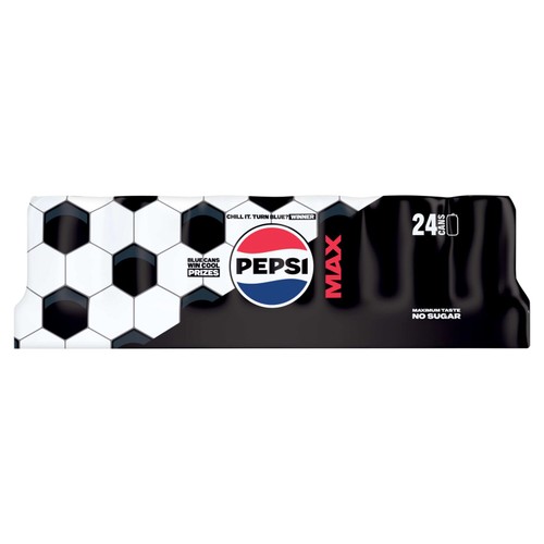 Pepsi Max No Sugar Cola Cans 24 x 330ml