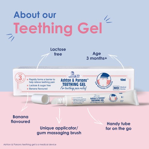Ashton & Parsons Teething Gel 3+ Months 10Ml