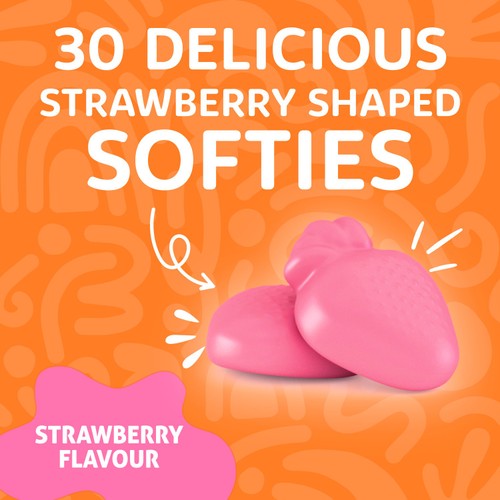 Haliborange Calcium & Vit D Softies 30's Strawberry