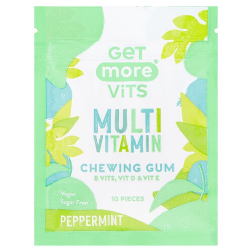 Get More Vits Multivitamin Peppermint Chewing Gum 