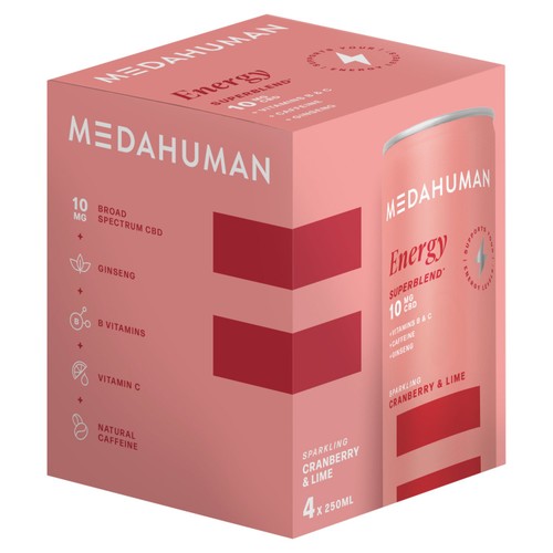 Medahuman Energy 10Mg 4 X 250Ml