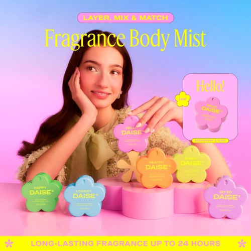 Daise Body Mist Hello Raspberry & Mint 100ml