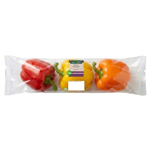 Morrisons Greengrocer Sweet Peppers 3 Pack (Colours May Vary)