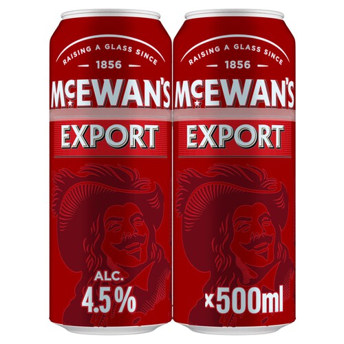 McEwan's Export Original Scottish Export Ale Beer Cans