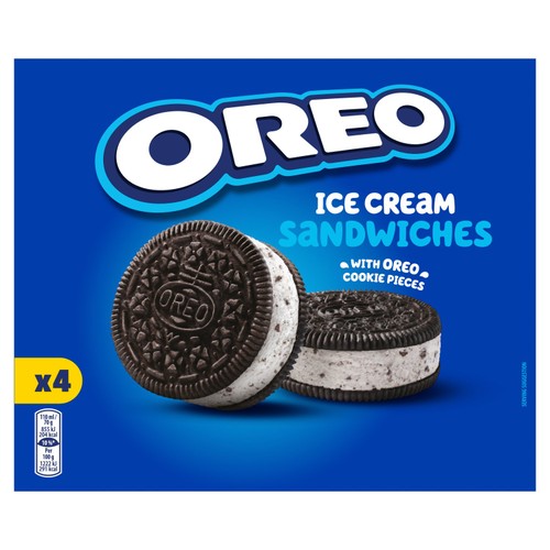 Oreo ice cream sandwiches