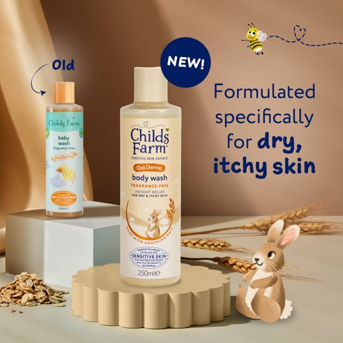Childs Farm Oatderma Body Wash Fragrance-Free