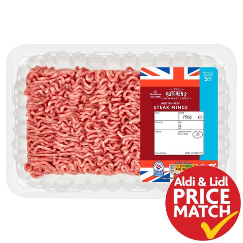 Morrisons British Beef Lean Mince 5% Fat