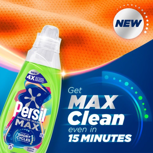 Persil Washing Liquid Wondermax Active Clean 31 Washes 837ml 