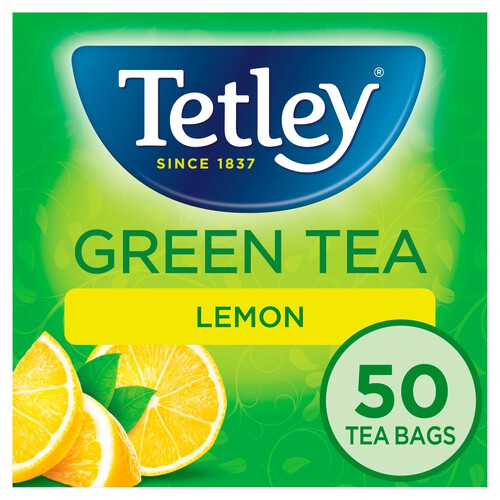 Tetley Green & Lemon Tea Bags 50s