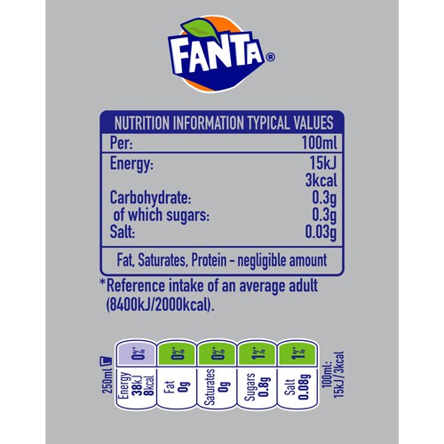 Fanta Pineapple & Grapefruit Zero Sugar