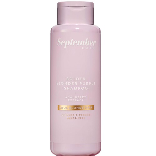 September Hair Bolder Blonder Purple Shampoo Acai Berry Extract