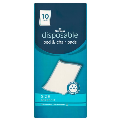 Morrisons Protective Incontinence Bed & Chair Mats 60 x 90cm 