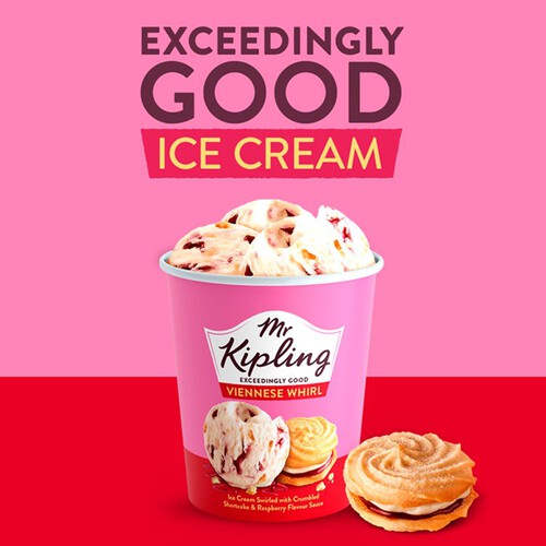 Mr Kipling Viennese Whirl Ice Cream Tub