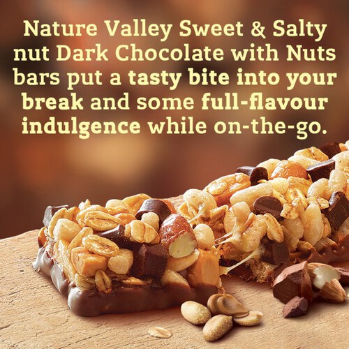 Nature Valley Sweet & Salty Nut Dark Chocolate with Peanuts Bars