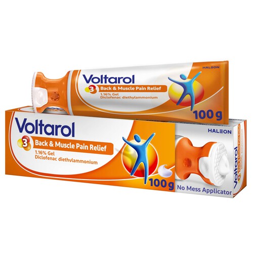 Voltarol Back & Muscle Pain Relief Gel No Mess Applicator 1.16%