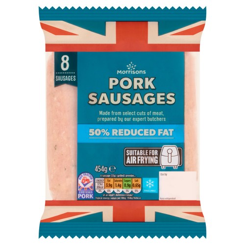 Morrisons 8 Butchers Style Reduced Fat Pork Sausage