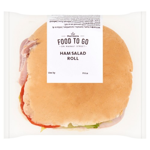 Morrisons ham salad roll