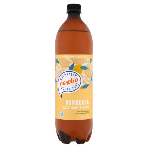 Nexba Elder Lemon Kombucha 