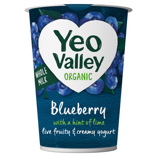 Yeo Valley Organic Blueberry With A Hint Of Lime 