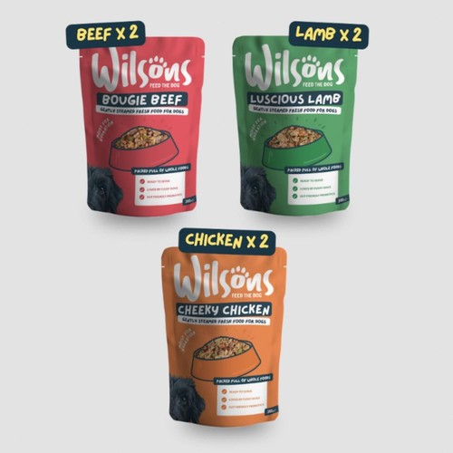 Wilsons Fresh Ambient Dog Food Mixed 6 x 380g
