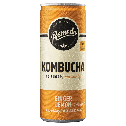 Remedy Kombucha Ginger Lemon