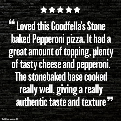 Goodfella's Stonebaked Thin Pepperoni Pizza