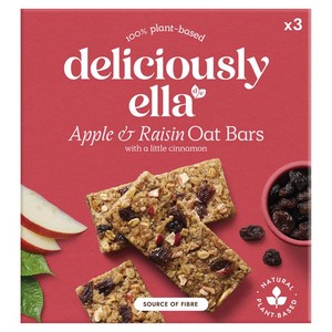 Deliciously Ella Apple, Raisin & Cinnamon Oat Bars 3x50g