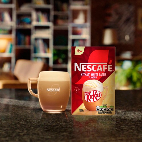 Nescafe Kitkat White Latte Coffee 7 Sachets 140G