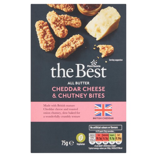 Morrisons The Best All Butter Cheese & Chutney Biscuits 