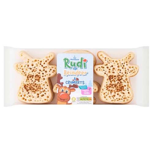 Morrisons Rudi The Reindeer Crumpets