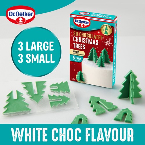 Dr. Oetker Christmas 3D Cake Decorations  6 Pack