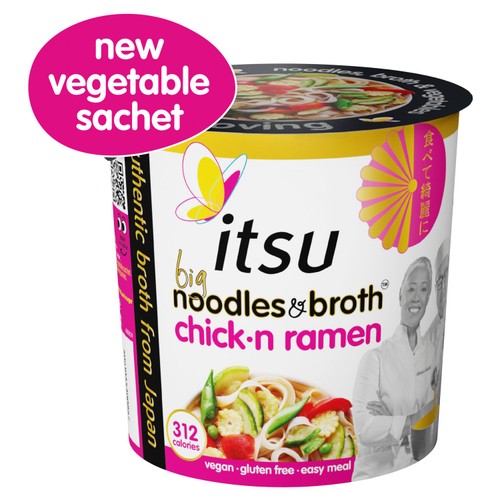 Itsu Big Instant Noodles & Broth Chick-n Ramen  93g