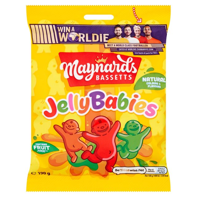 Morrisons: Maynards Bassetts Jelly Babies Sweets Bag 190g(Product ...
