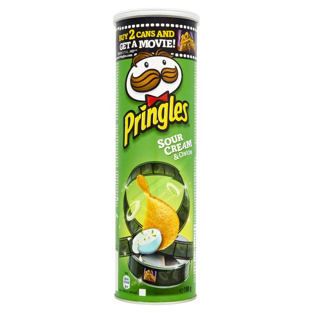 Pringles Sour Cream & Onion Flavour Snacks | Morrisons