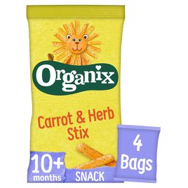 Organix Carrot Stix Finger Food Toddler Snack Corn Puffs Multipack | Morrisons
