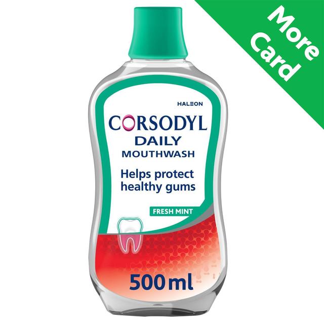 corsodyl mouthwash and toothpaste