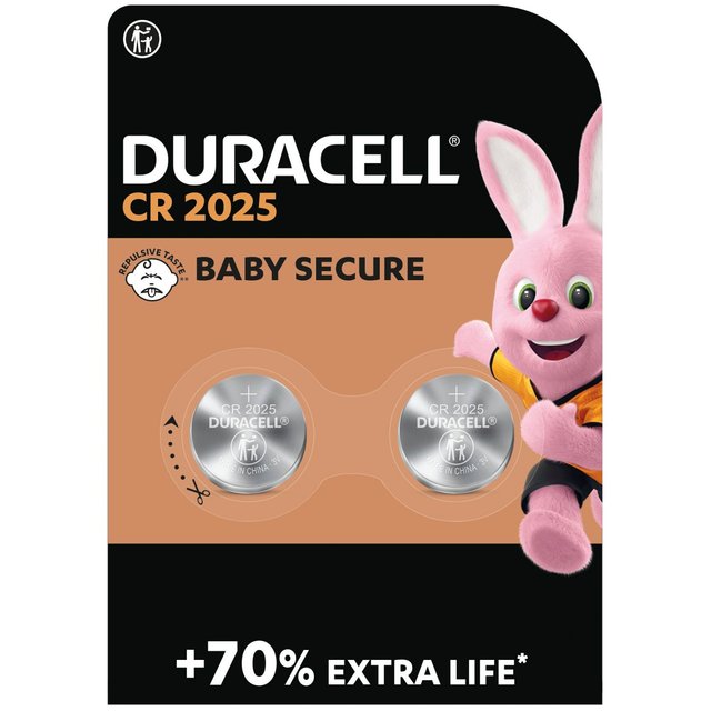 Duracell Lithium Coin 2025 Batteries 3V (CR2025 / DL2025) 2 per pack