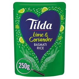 Tilda Microwave Lime & Corriander Basmati Rice | Morrisons