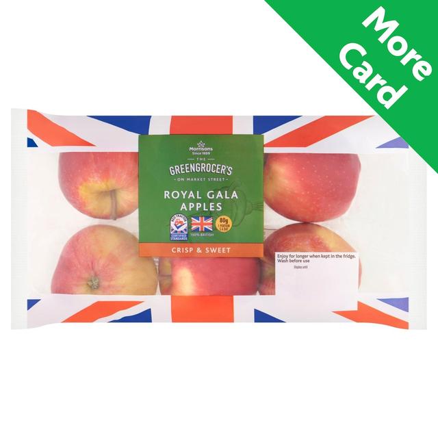 Morrisons Royal Gala Apples 6 per pack